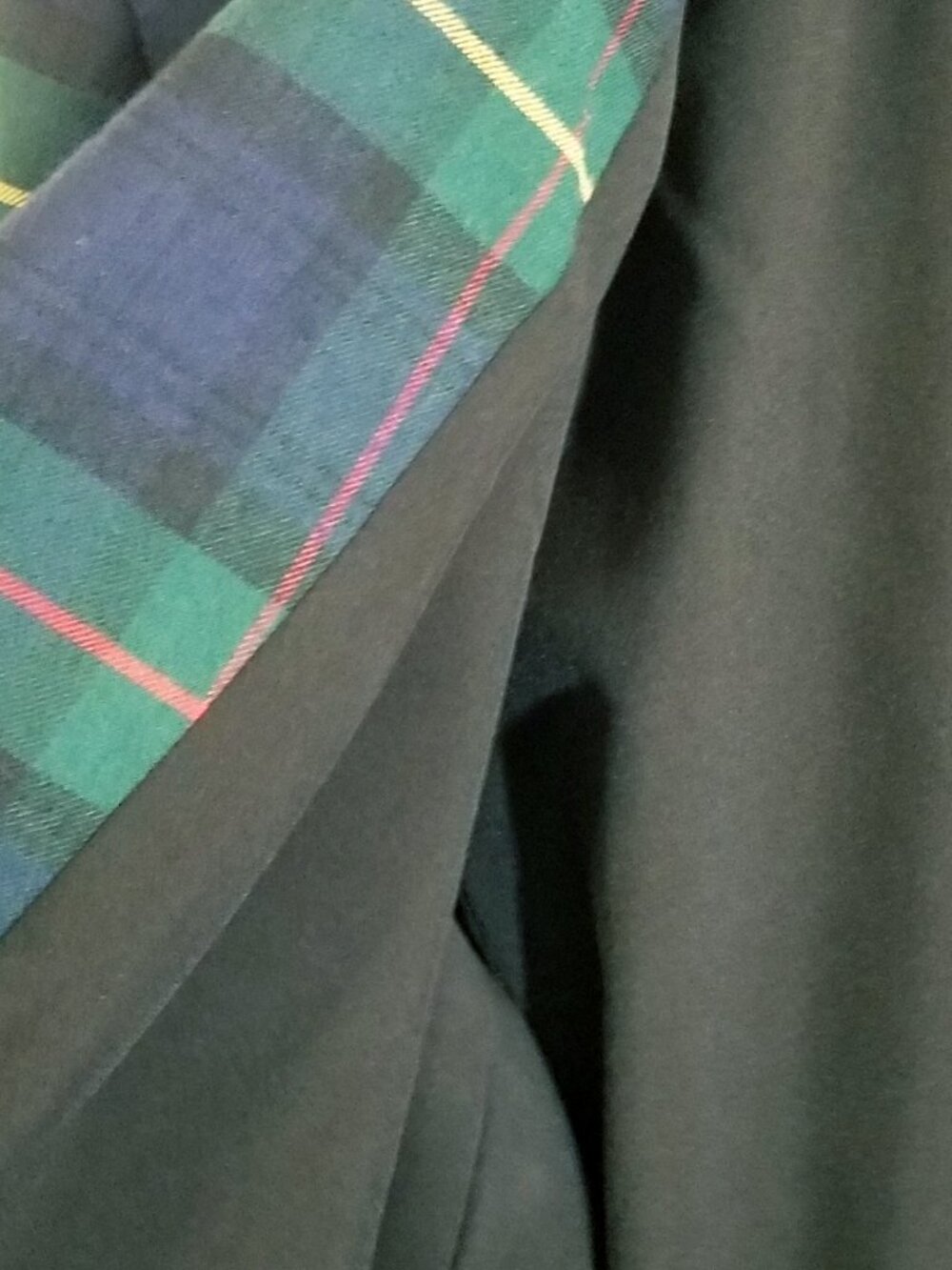 Lauren Ralph Lauren Women's Tartan Plaid Wool Blend Bullion Blazer – Size 14 - Picture 12 of 13
